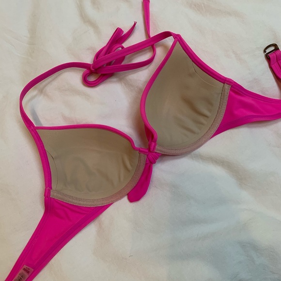 Victoria’s Secret Hot Pink Push Up Bikini Top - Picture 6 of 6